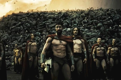 HD Photo  Gerard Butler As King Leonidas In 300 (2006)...
