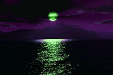 Green Moon Wallpapers, Green Backgrounds, Pictures And Images