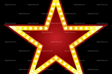 CLIPART NEON STAR