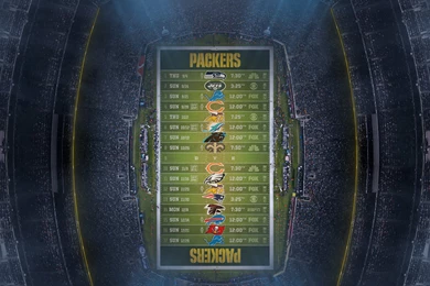 Green Bay Packers 2014 NFL Schedule Wallpapers