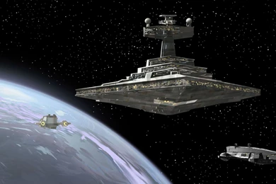 Star Destroyer Star Wars Spaceship Sci fi Space Wallpapers ...