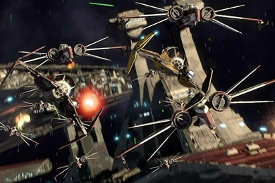 My Free Wallpapers   Star Wars Wallpapers : Space Battle   Revenge ...