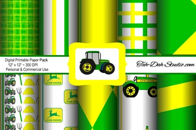 Digital Download Discoveries For JOHN DEERE PAPERS From EasyPeach.com