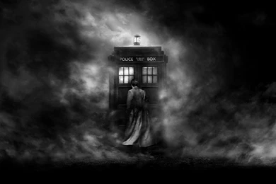 Doctor Who's Tardis In Fog   Awesome Wallpapers And Cool Backgrounds