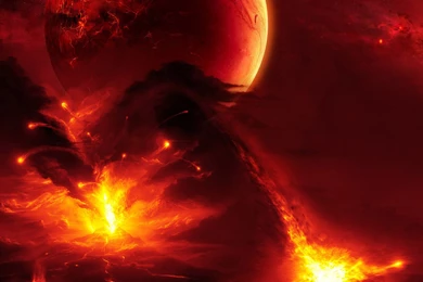 Space Fire Wallpapers