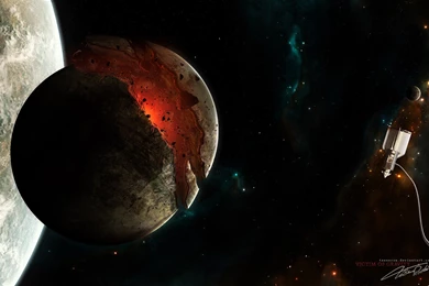 Universe And Planets Digital Art Wallpapers Victimofgravity ...