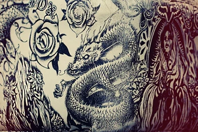 Chinese Dragon Tattoo Head Dance Symbol Drawing Pictures Parade ...