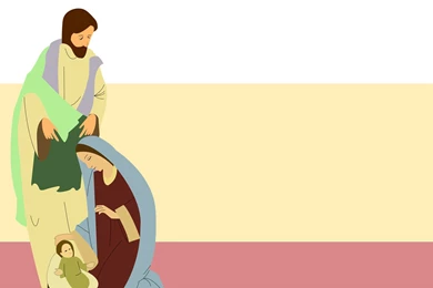 Nativity Design Backgrounds   Powerpoint, Religious   PPT Backgrounds