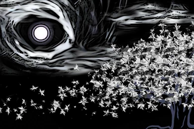 TSUKOYOMY JAPAN SUMI E ART WALLPAPER   (