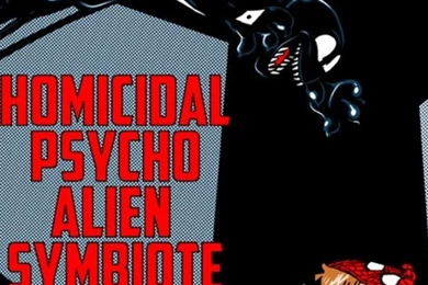 Funny Calvin And Hobbes Psycho Alien Symbiote Wallpapers