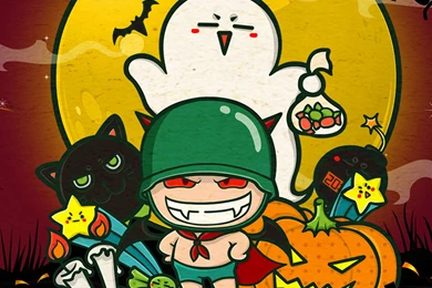 Halloween Cartoon iPad Air 2 Wallpapers