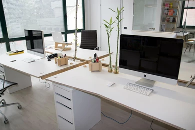 Check Out Twintip39s Office Complete With Open Source Furniture ...