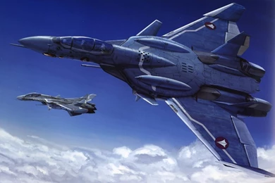 Paintings Aircrafts Macross Artistic Navy Planes Jet Plane ...