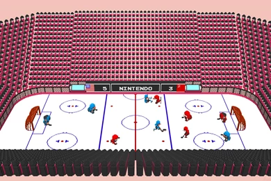 Ice Hockey" (NES) 1988 Computer Wallpapers, Desktop Backgrounds ...