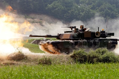 Wallpapers M1A1 Abrams Tank Firing Shell   TotalWarTV   Best ...