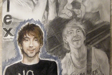 Alex Gaskarth   Collage Drawing By Undeciphered92 On DeviantArt
