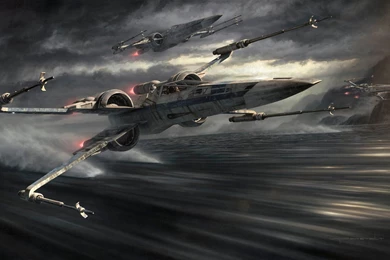 Jerry Vanderstelt's The Force Awakens Painting : Wallpapers