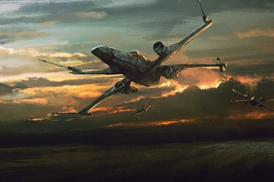 Star Wars The Force Awakens X Wing Wallpapers 4K (4096x2160 ...