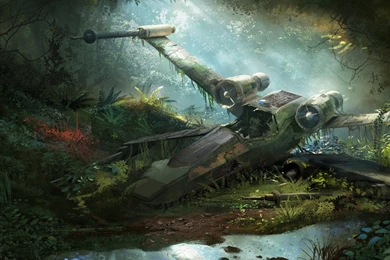 Abandoned X Wing : Wallpapers