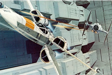 Retro X Wing Vs Tie Fighter HD Wallpapers