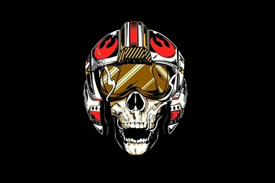 X Wing Helmet With Some Added Color : Wallpapers