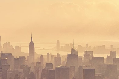 New York City Sunrise Haze iPhone 5 Wallpapers / IPod Wallpapers HD ...