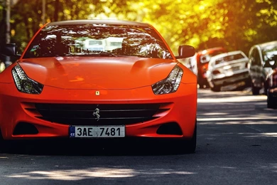 Ferrari FF Orange Car