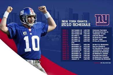 NFL Wallpapers Zone: NY / New York Giants 2010 Schedule Wallpapers ...