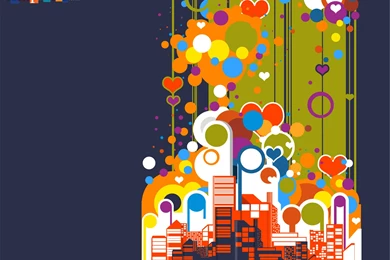 1600x1200 Town Illustration Desktop PC And Mac Wallpapers