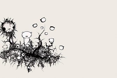 Cute Bear Illustration Wallpaper Backgrounds