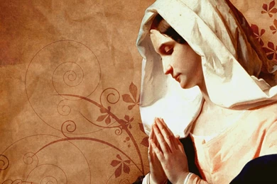 Girl Praying Free PPT Backgrounds For Your PowerPoint Templates