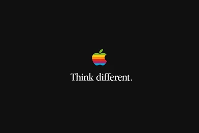 Wallpapers Think Different Old Apple Logo The Free 1024x768 ...