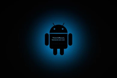 Abstract Blue Android Think Different Science Fiction Wallpapers ...