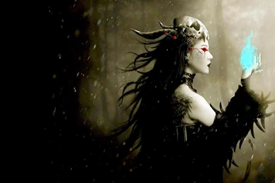 SKULL HEAD GOTHIC WALLPAPER (