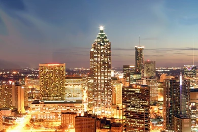 Top Atlanta Skyline Desktop Wallpapers Wallpapers