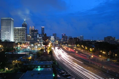 Atlanta Night Skyline Wallpapers