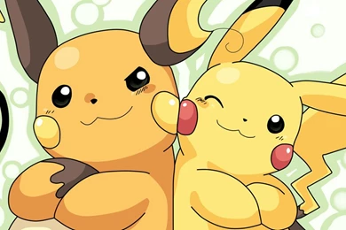 Pikachu And Raichu High Def Desktop Wallpapers By 55996 On DeviantArt