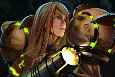 Wallpapers Samus Aran Zero Suit Blondes Metroid Futuristic Prime ...