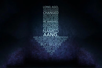 Avatar: The Last Airbender, Aang, Quote, Typography Wallpapers HD ...
