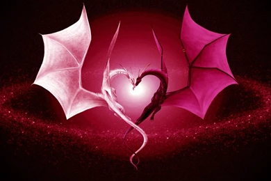 FONDO ESCRITORIO AMOR DE DRAGON