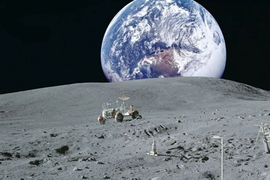 NASA Earthrise HD Desktop   Pics About Space