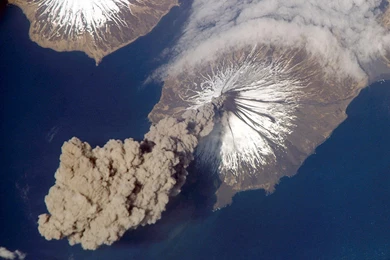 NASA   Cleveland Volcano, Aleutian Islands < Space < Life ...