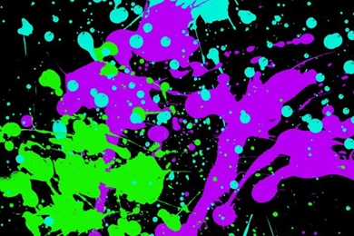 Neon Splatter Paint Backgrounds
