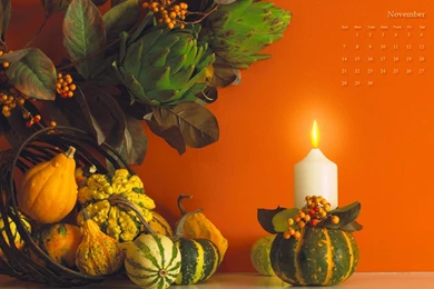 Happy Thanksgiving Leaves Autumn Fall 3d Cg Wallpapers
