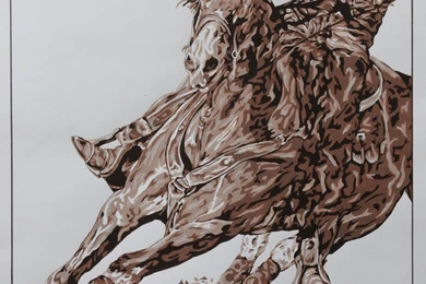 Turn And Burn  Barrel Racing By Darknight sky On DeviantArt