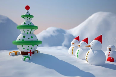 Snowman Backgrounds Wallpapers