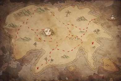 The Gallery For > Pirate Map Wallpapers