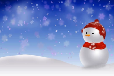 Christmas Snowman HD Design Wallpapers － Holiday Wallpapers   Free ...
