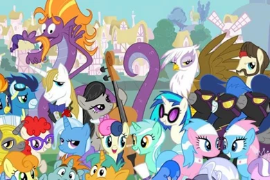 iPhone 5 Wallpapers (My Little Pony Cast Wallpapers For iPhone 5)