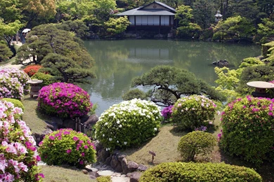 Flower Garden Wallpapers Inspiration 53341 Garden Design   Segets.com